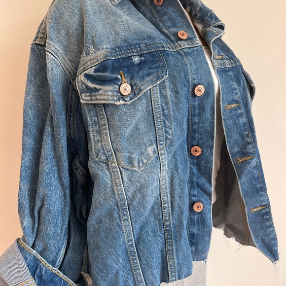 FREE PEOPLE Jean jacket - Picture 11 of 15